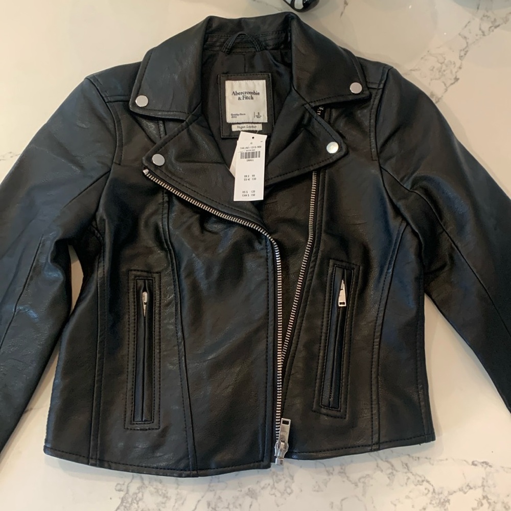 Abercrombie & Fitch Faux Leather Jacket